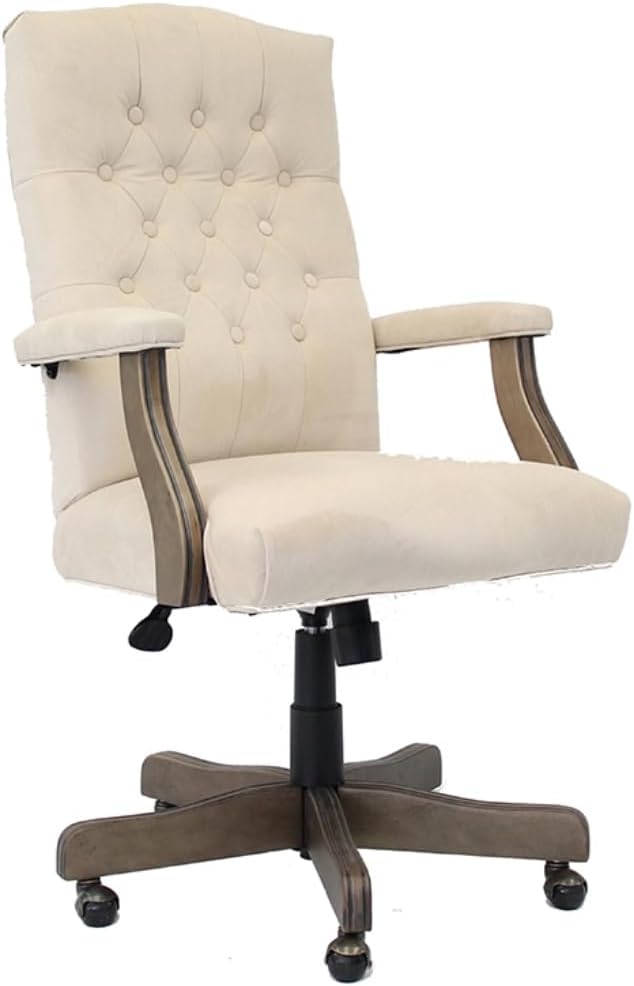 Boss Office Products Classic Executive Caressoft Chair with Mahogany Finish in Burgundy, high-Back (B905-BY)