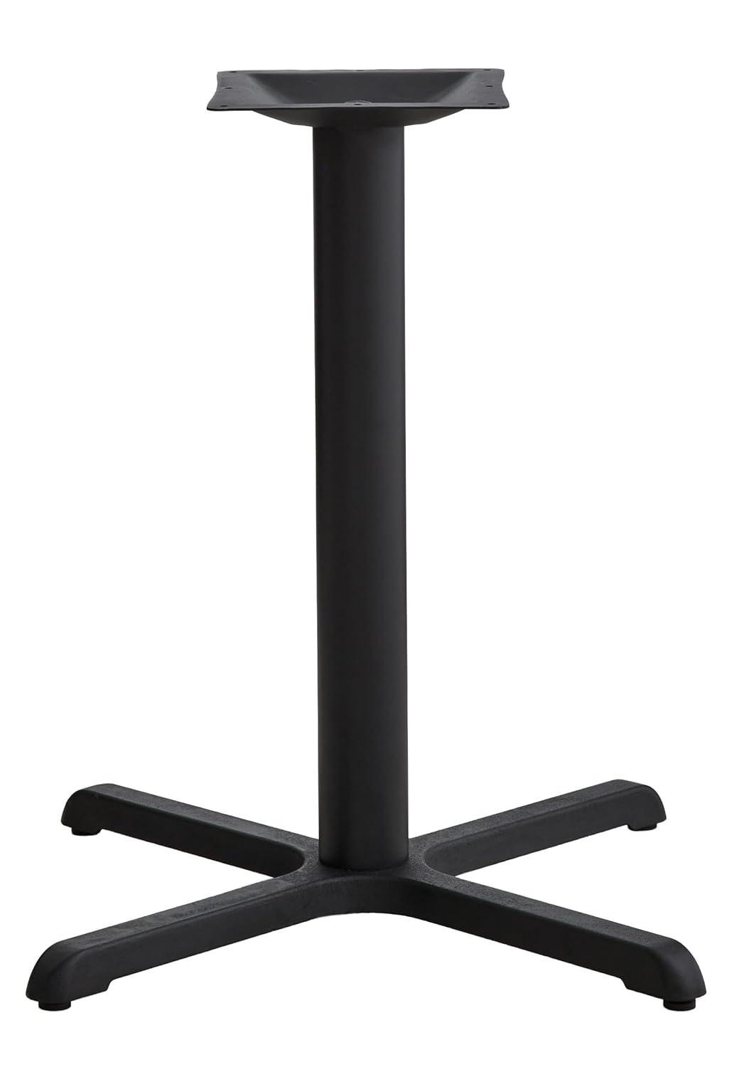Commercial 30"x30" Table X-Base with 3" Table Height Column for Restaurants, Bars, Banquets