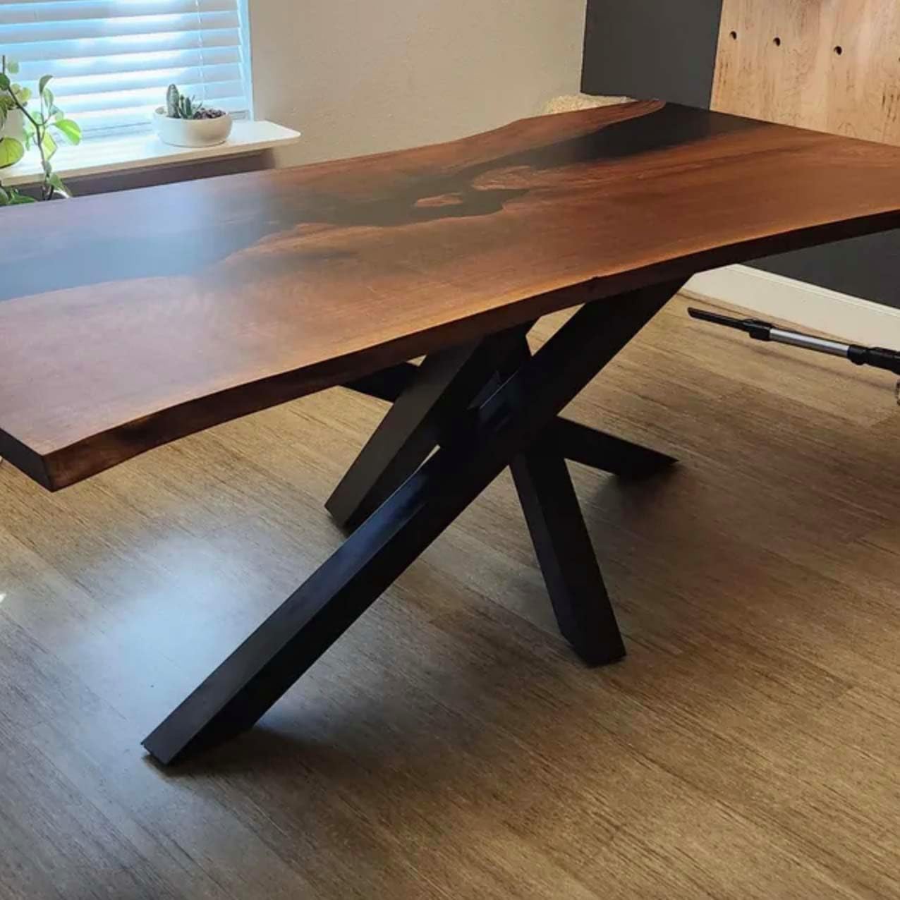 RUSTY DESIGN Straw Bundle Shaped Dining Table Base #SS1710