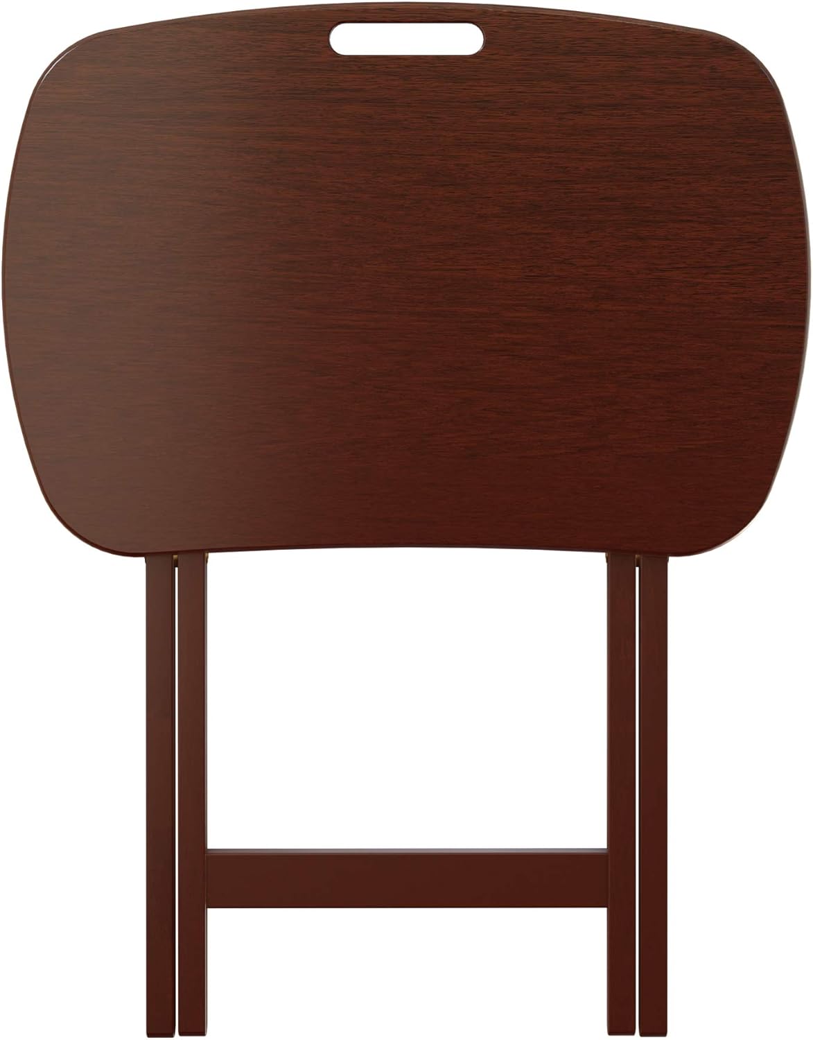 Winsome Lucca Snack Table, 22.83"W x 25.79"H x 15.67"D, Walnut