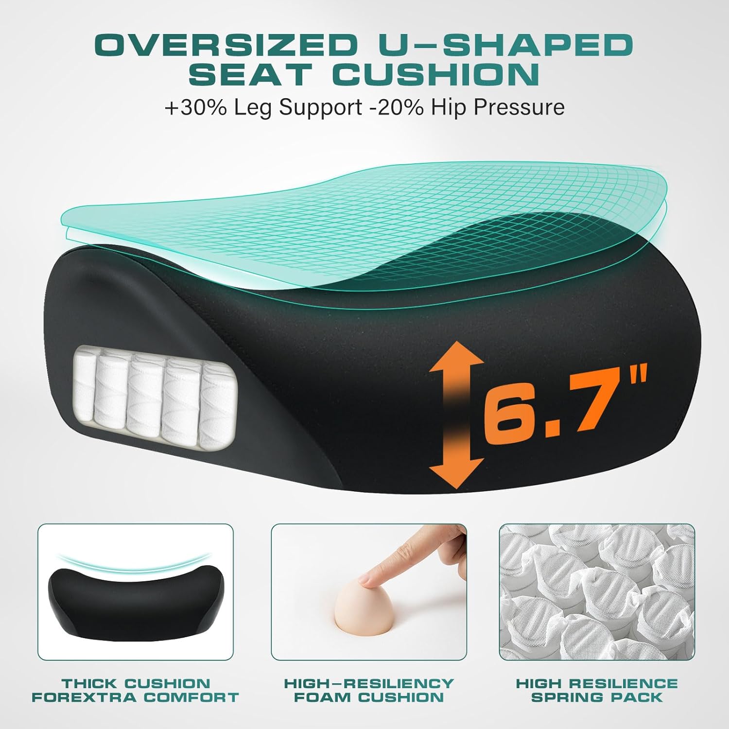 750lbs Big and Tall Office Chair with Wide Thick Seat Cushion for Heavy People Ergonomic Computer Mesh Desk Chairs with 4D Armrests, Adjustable Lumbar Support for Adults 8 Hours daliy Work