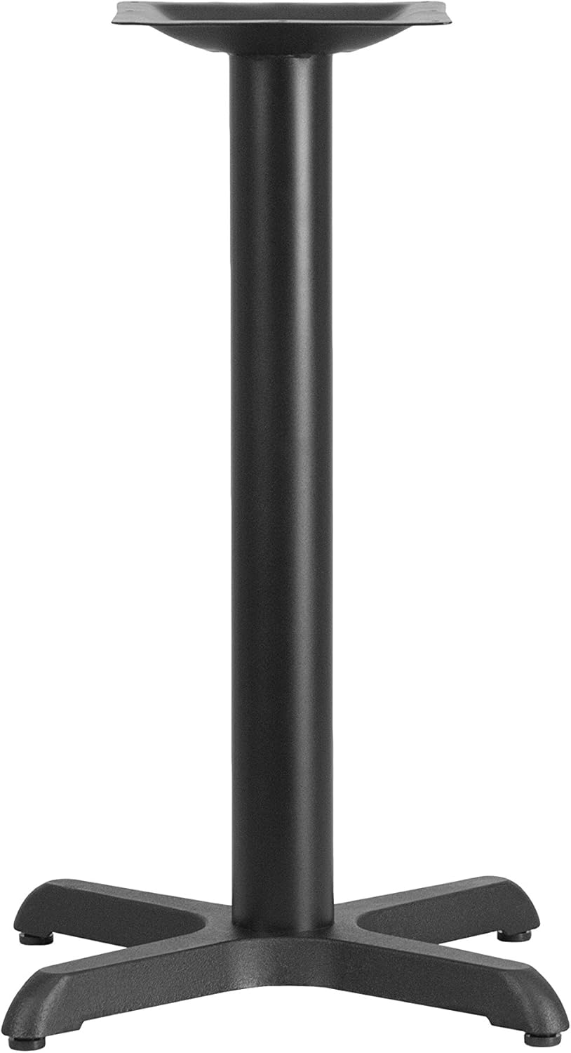 Flash Furniture Beverly 22'' x 22'' Restaurant Table X-Base with 3'' Dia. Table Height Column